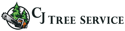 CJ Tree Service Logo Ultrawide 400x100